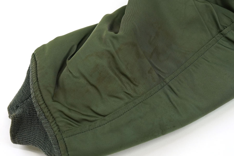 68 U.S.AIR FORCE MA-1 MIL-J-8279D フライトジャケット 表記