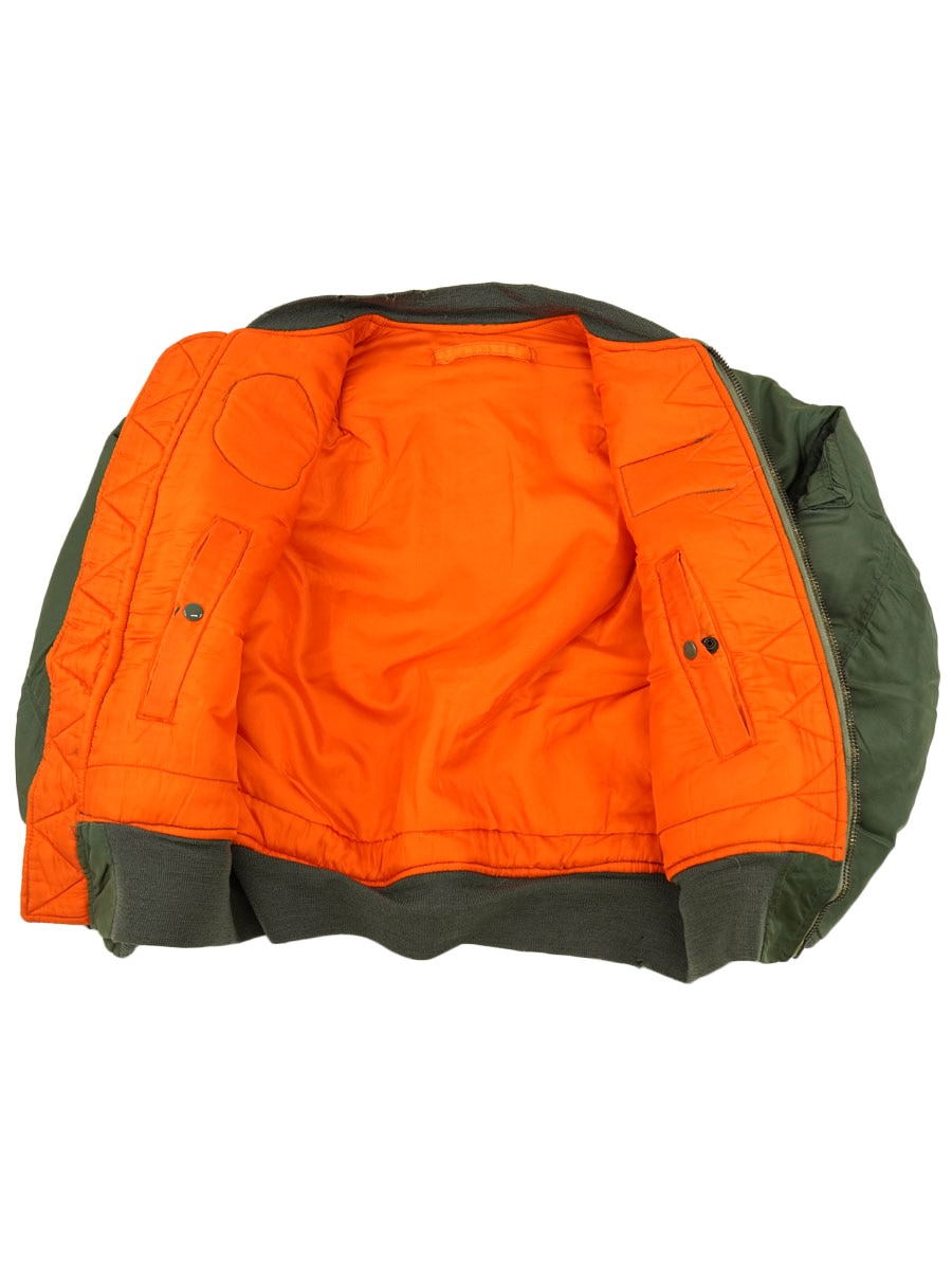 68 U.S.AIR FORCE MA-1 MIL-J-8279D フライトジャケット 表記(MEDIUM