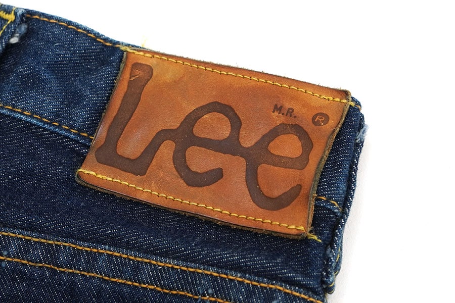70's Lee 101Z サイド黒タグ デニムパンツ 濃紺 実寸(36x28位) 片耳