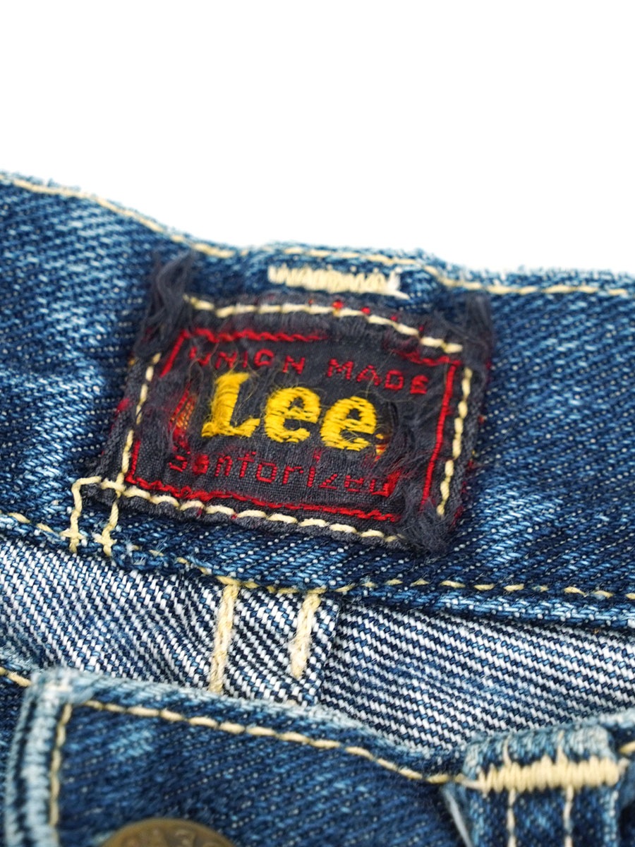 50's Lee 101B センター赤タグ デニムパンツ 良雰囲気 実寸(28x32位