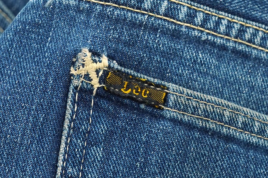 50's Lee 101B センター赤タグ デニムパンツ 良雰囲気 実寸(28x32位