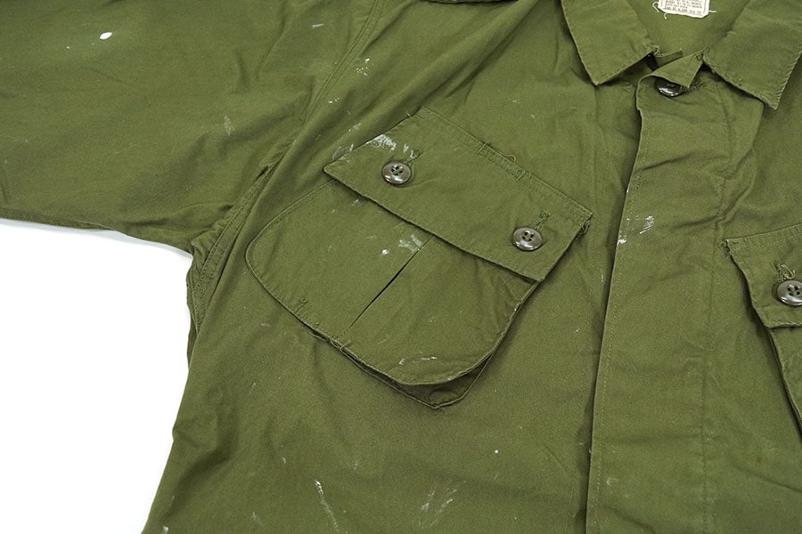 ジャングルファティーグジャケット 1st 実物 MEDIUM REGULAR 64's U.S.ARMY ジャングルファティーグジャケット 1st 表記