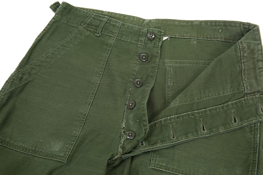 50s 60s ベイカーパンツ baker pants 尿素ボタン ミリタリー