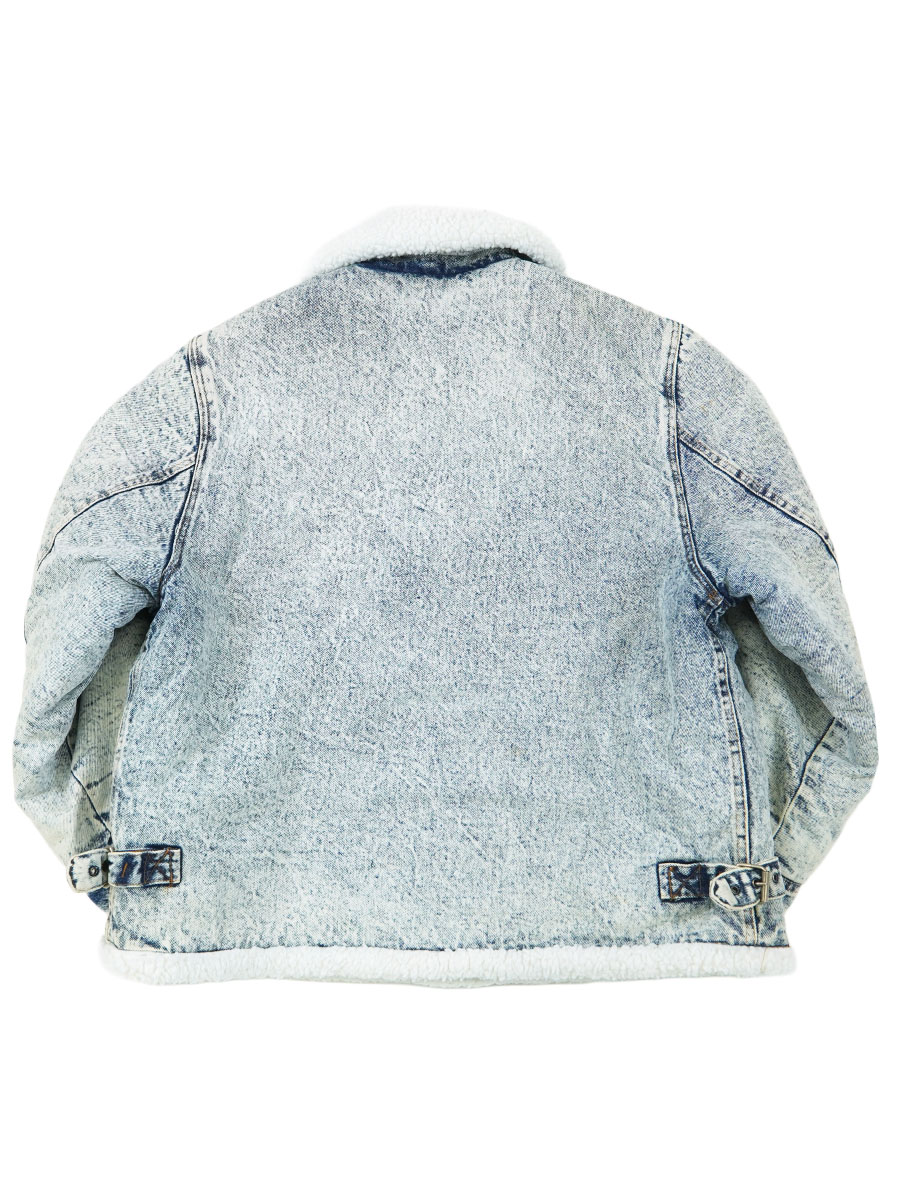 80s FORENZA B-3タイプ デニムジャケット ボア ヴィンテージ 80's FORENZA B-3タイプ デニムボアジャケット 表記(S) ITALY製