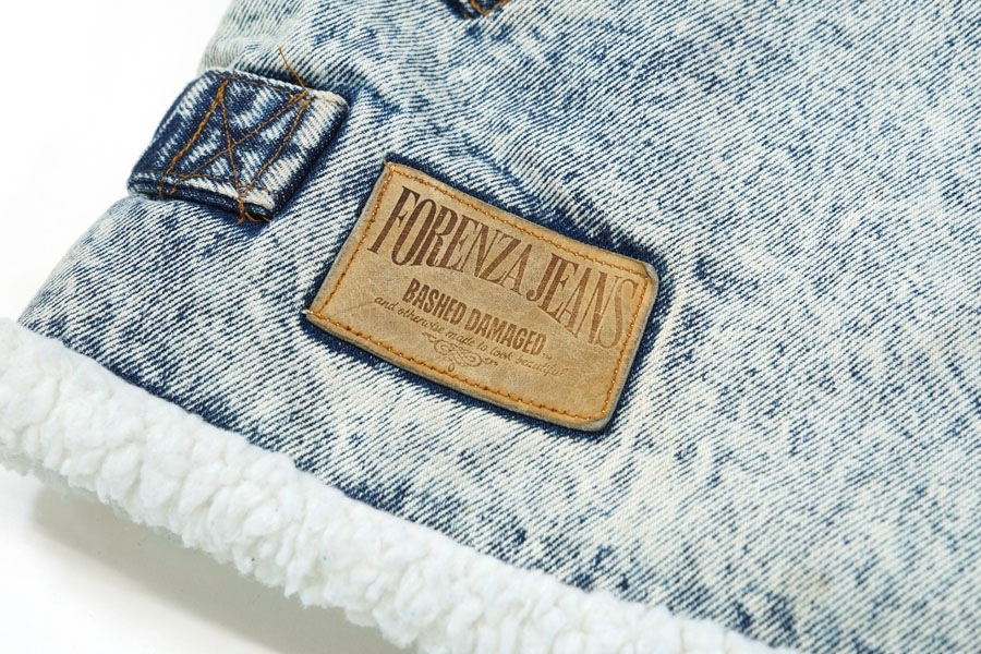 80s FORENZA B-3タイプ デニムジャケット ボア ヴィンテージ 80's FORENZA B-3タイプ デニムボアジャケット 表記(S) ITALY製