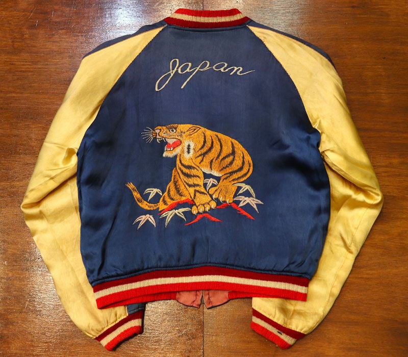 1950s PRINT SOUVENIR JACKET , Size XS