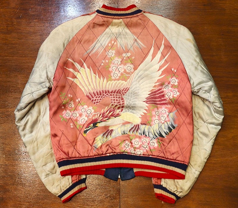 1950s PRINT SOUVENIR JACKET , Size XS