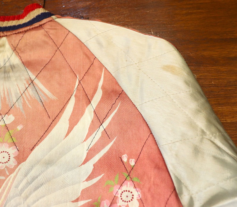1950s PRINT SOUVENIR JACKET , Size XS