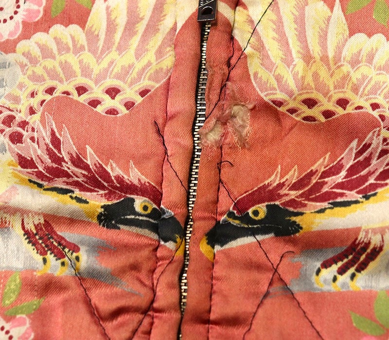 1950s PRINT SOUVENIR JACKET , Size XS