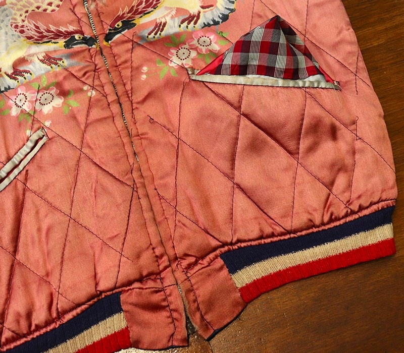 1950s PRINT SOUVENIR JACKET , Size XS