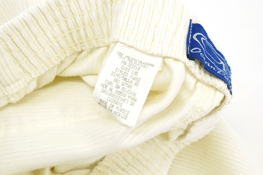 90'S OCEAN PACIFIC CORDUROY SHORTS IVORY (SIZE.W30) | NEW ITEM