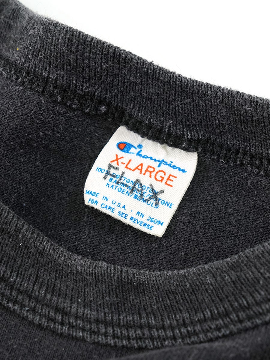 80's トリコタグ チャンピオン ''PRINCETON'' Tシャツ 黒！ 表記(XL