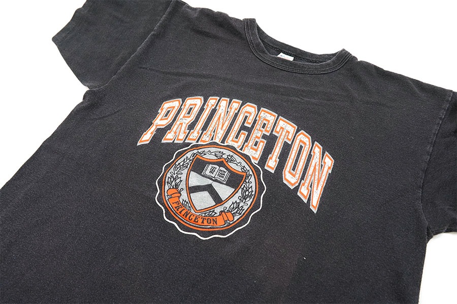 80's トリコタグ チャンピオン ''PRINCETON'' Tシャツ 黒！ 表記