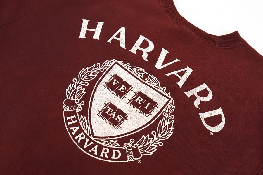 90'S CHAMPION REVERSE WEAVE CREW ''HARVARD'' (SIZE. X LARGE) MADE