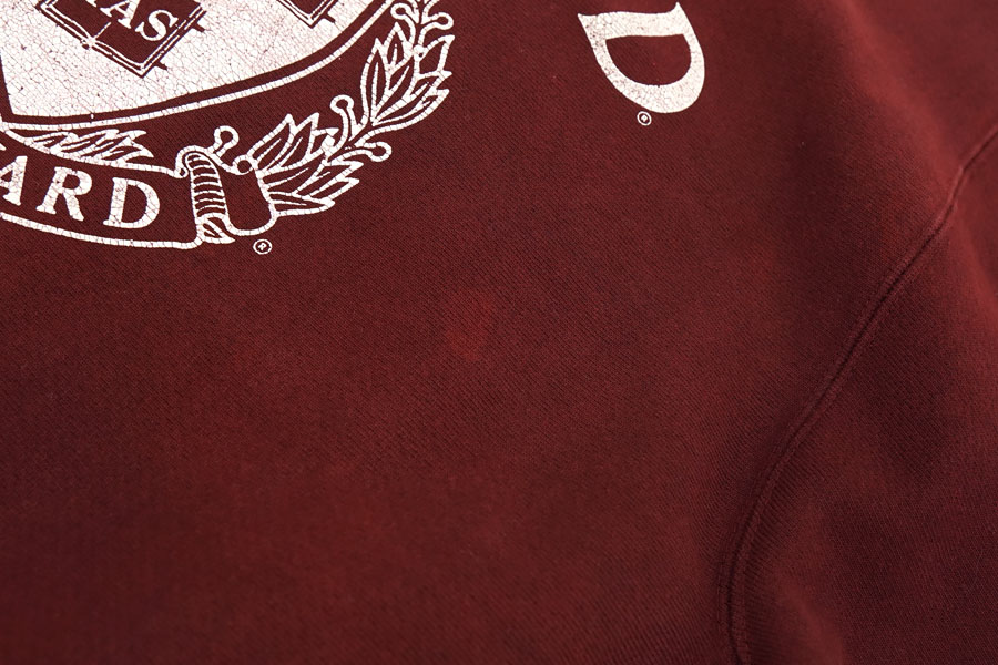 90'S CHAMPION REVERSE WEAVE CREW ''HARVARD'' (SIZE. X LARGE) MADE
