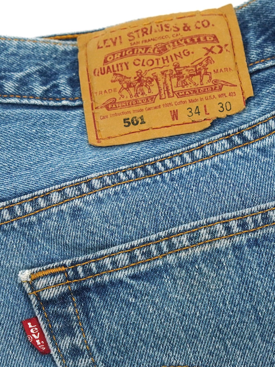 90'S LEVI'S 501 JEANS (SIZE.W34 L30) MADE IN USA | SOLD OUT