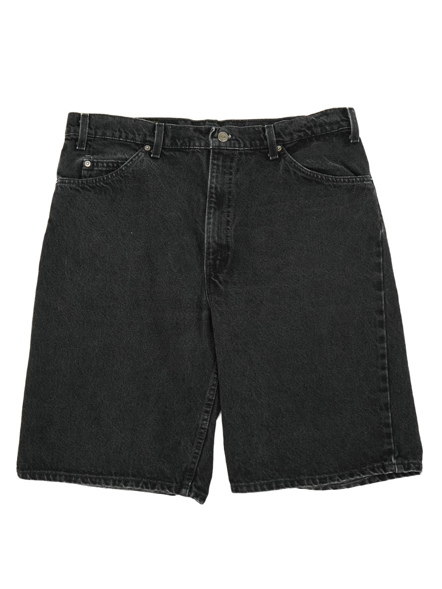 90'S LEVI'S 550 BLACK DENIM SHORTS (SIZE.W38 L00) MADE IN USA