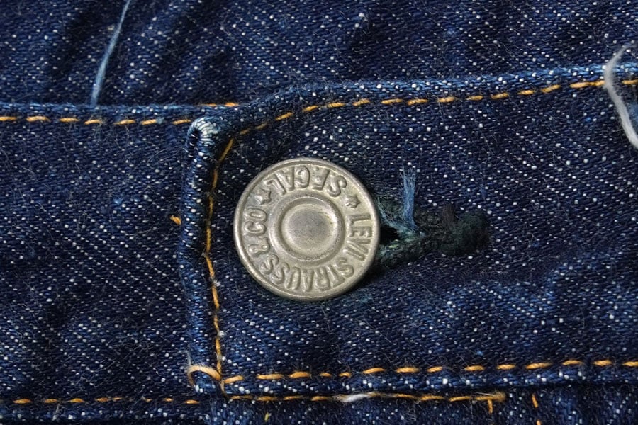 50's Levi's 501ZXX デニムパンツ 濃紺 実寸(W32.5 L31)