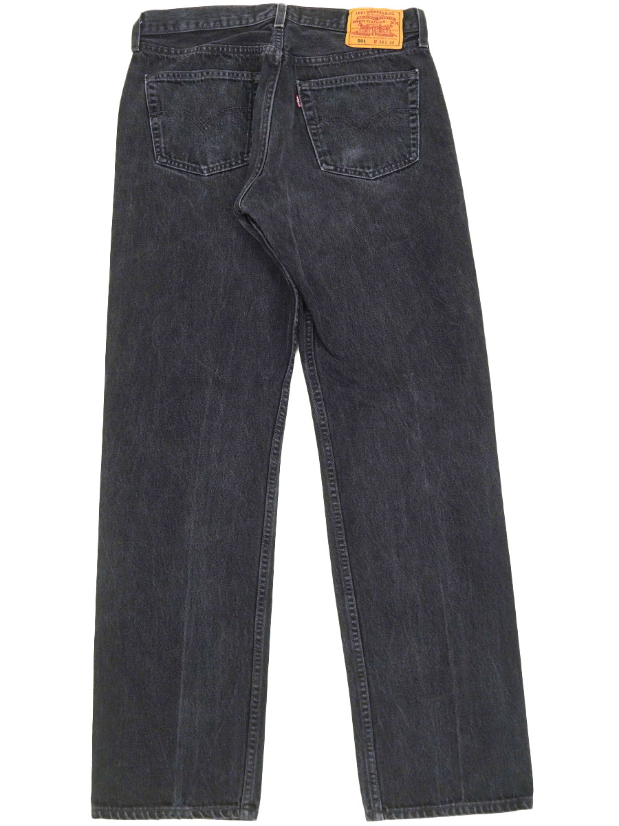 00's Levi's 501 ブラックデニムパンツ 表記(34x34) USA製