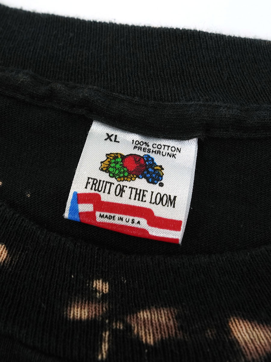 90's FRUIT OF THE LOOM ''ボブマーリー'' ブリーチ プリントT