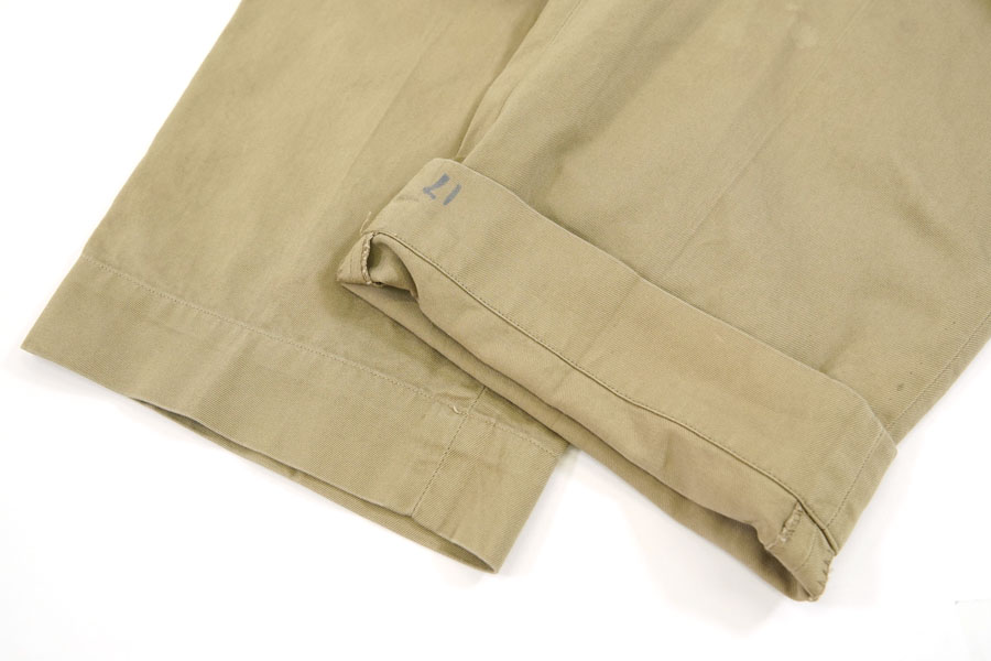 60s US ARMY チノ トラウザーズ アーミーチノ グリッパージップ 60s US MILITARY チノトラウザーズ RAPID ZIP 1969年 チノカーキ