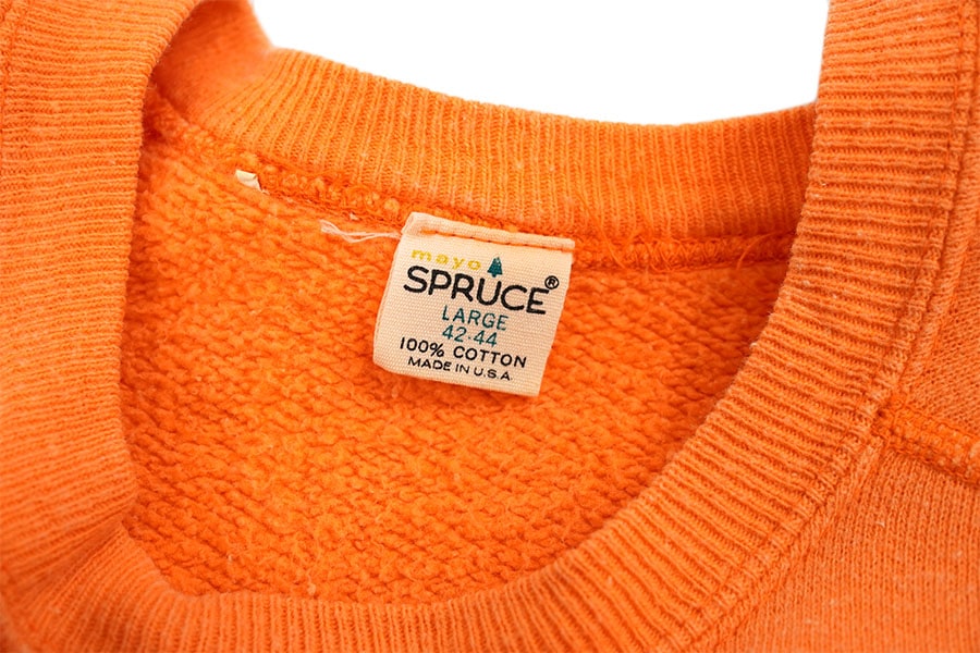 Mayo Sprus スヌーピー オレンジ トレーナー Mayo Sprus スヌーピー オレンジ トレーナー MAYO SPRUCE