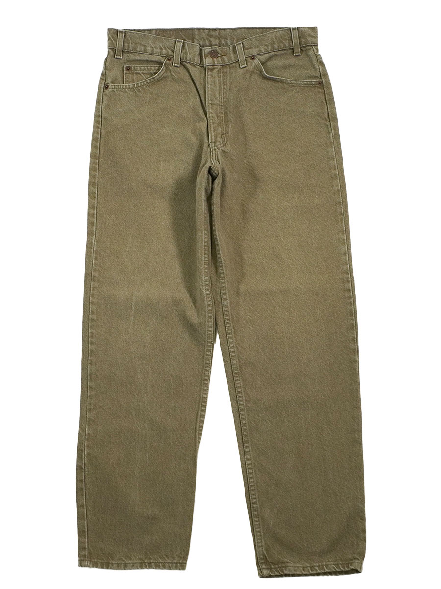 90's Levi's 550 オレンジタブ オリジナルカラーデニムパンツ ベージュ