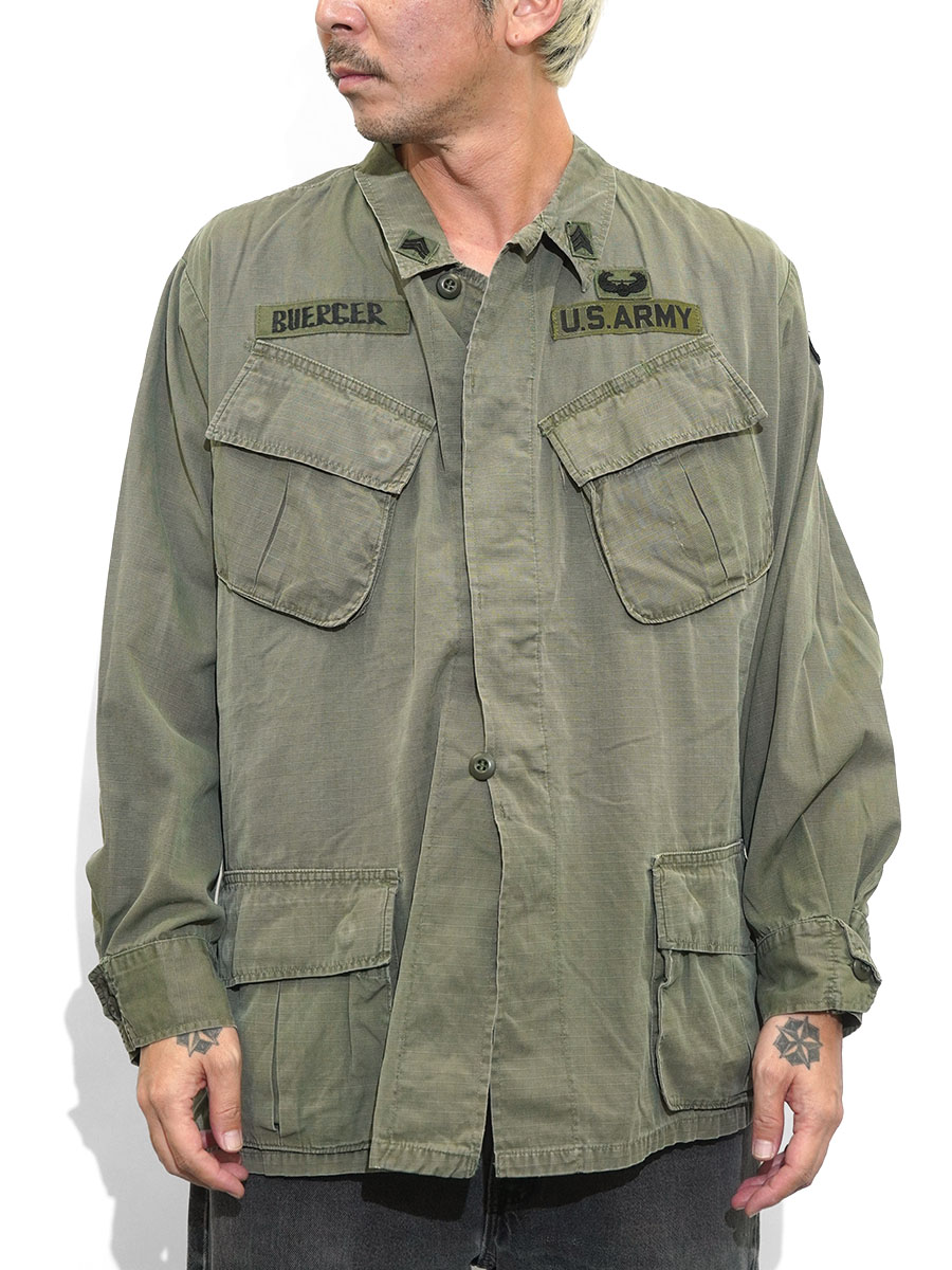 70 U.S.ARMY ジャングルファティーグジャケット 4th 表記(MEDIUM