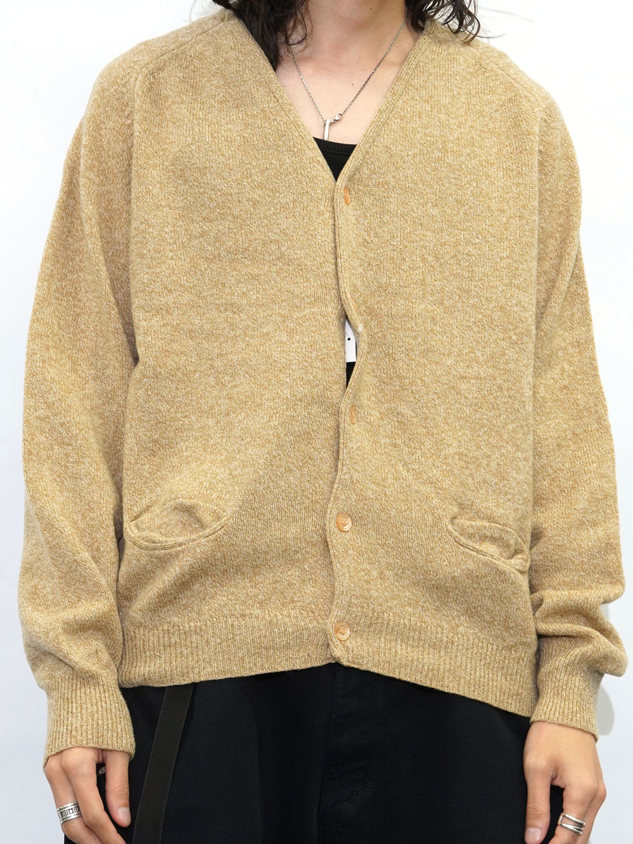 60's～ McGREGOR 100％Lambs Wool ニットカーディガン ブラウン
