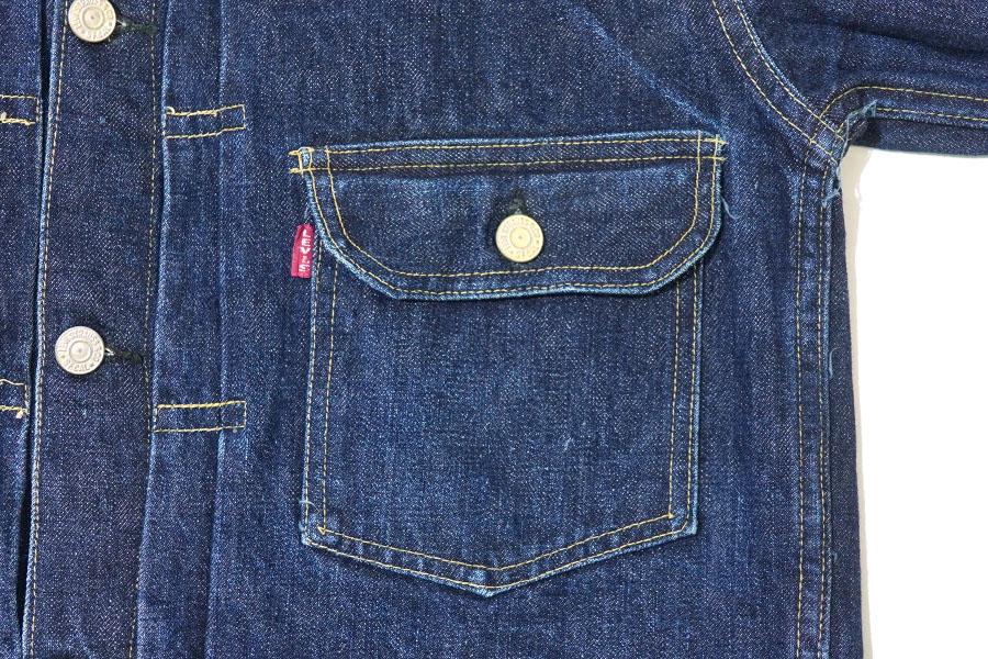 40's Levi's 506XX デニムジャケット 濃紺 極上雰囲気 針差しバックル