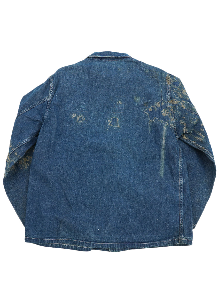 40's U.S.ARMY M-41 デニムカバーオール メタルボタン 味ありリペア