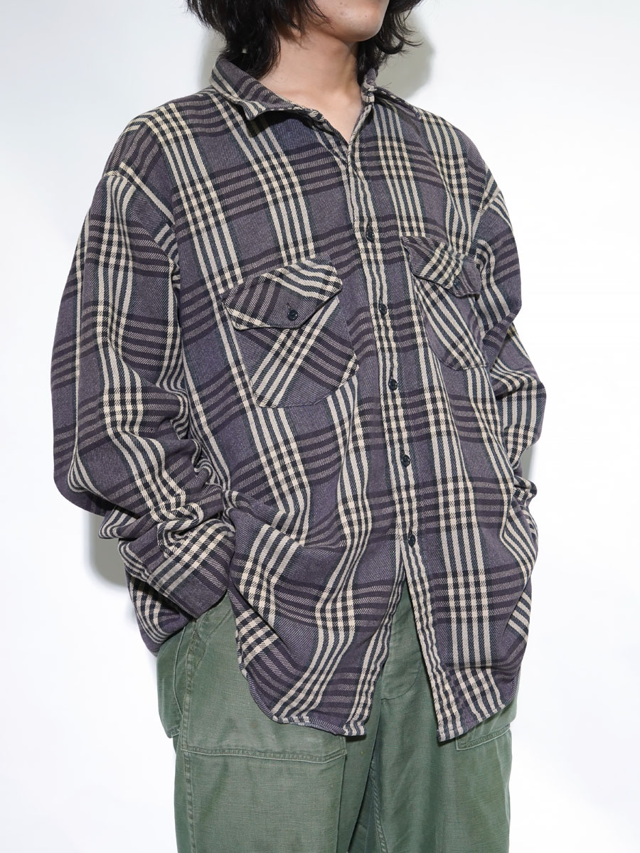 80'S WINTER RUN FLANEL SHIRT (APPROX. XX LARGE) MADE IN USA