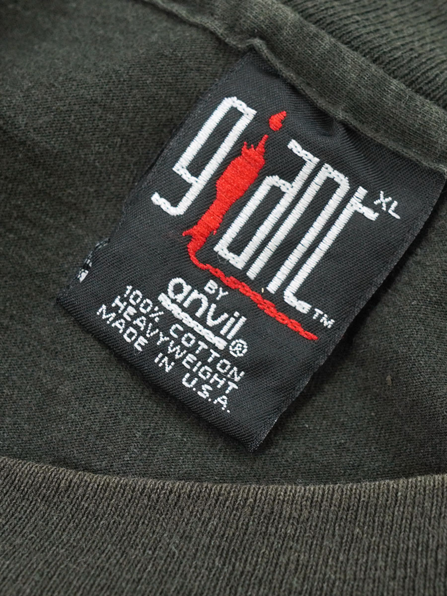 90's giant NIRVANA All apologies ''Seahorse'' Tシャツ 実寸(XL位