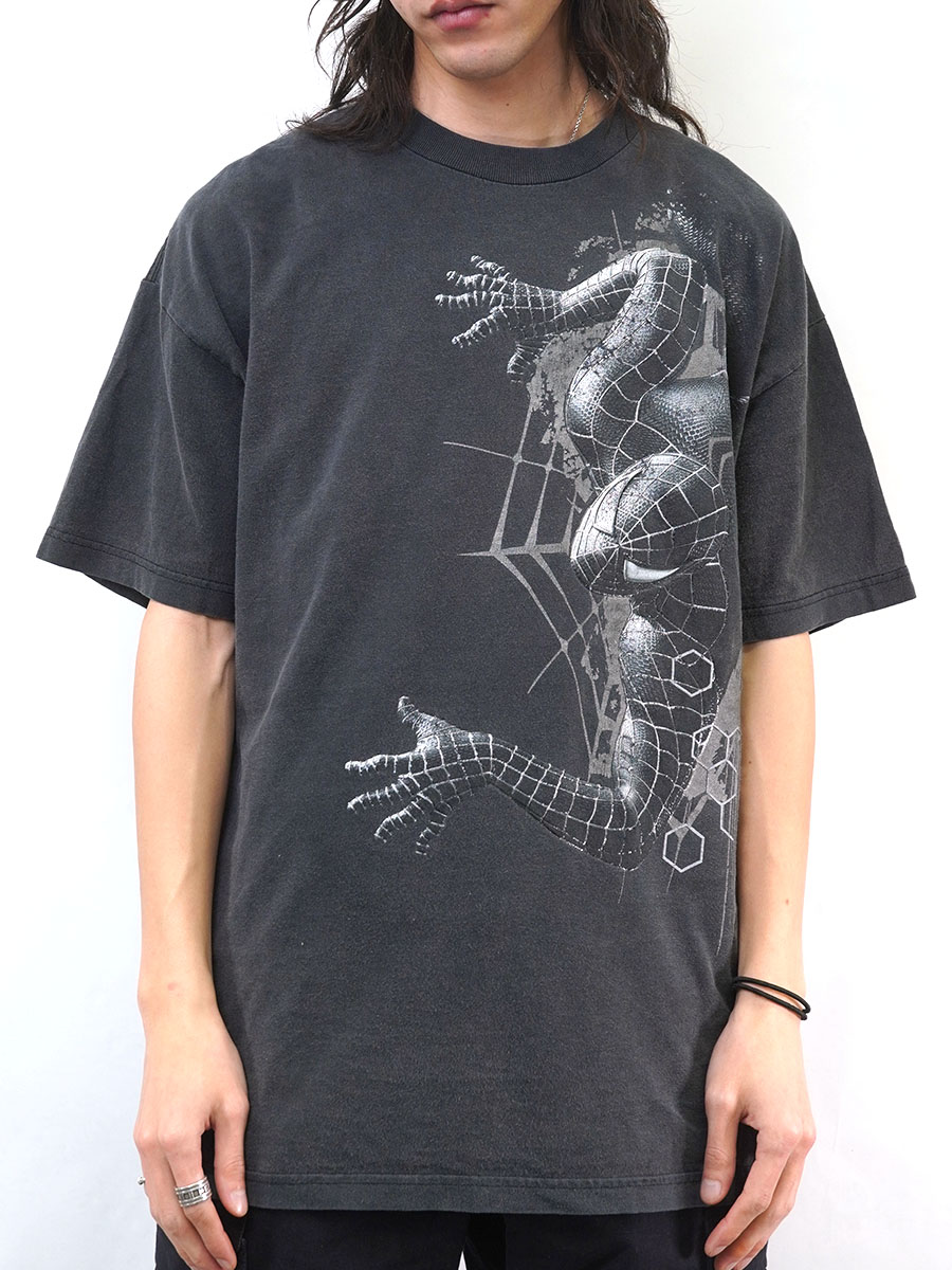 00's SPIDER-MAN 3 プリントTシャツ ブラック 表記(XL) | NEW ITEM
