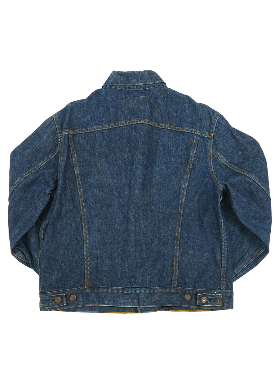 70's Levi's 70505 スモールe デニムジャケット インディゴ 濃紺 表記