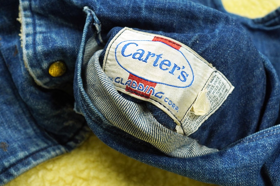 60's～ CARTER'S デニムボアベスト 実寸(L位) | SOLD OUT