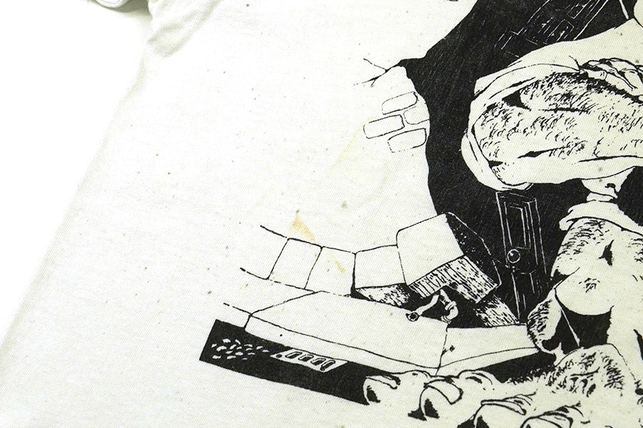 80's～ Hanes ''GORILLA BISCUITS'' 両面プリント Tシャツ ホワイト 表記(L) USA製