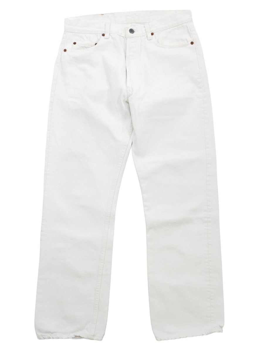 80's Levi's 501 ホワイト デニムパンツ 表記(34x30) USA製 | すべての