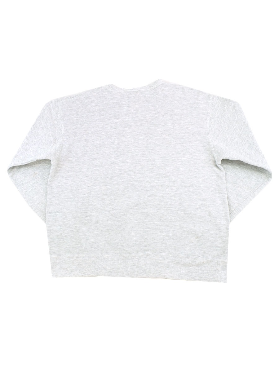 90's 青刺繍タグ ''BOSTON UNIVERSITY'' 染み込み 前Vスウェット