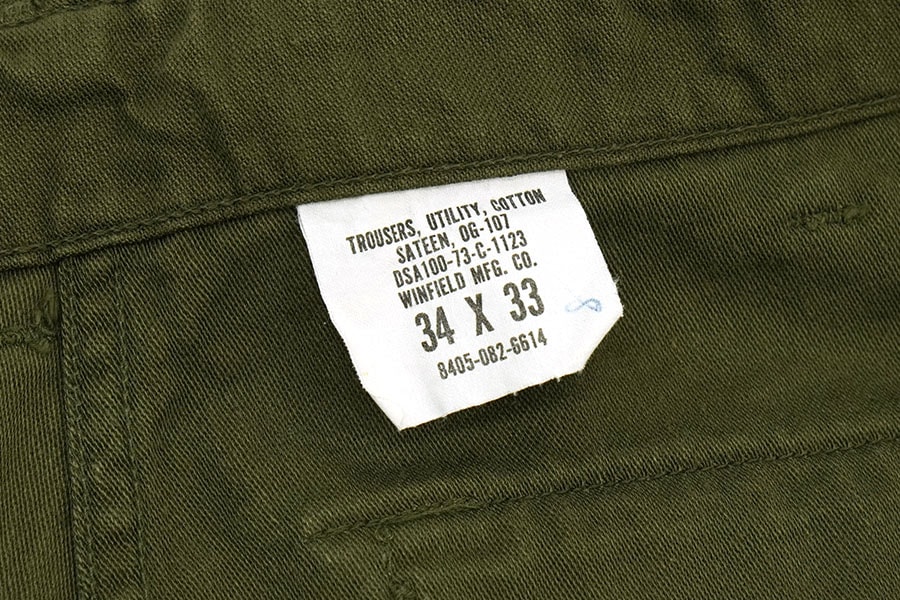 73 U.S.ARMY ベイカーパンツ 表記(W34 L33) | NEW ITEM | | BerBerJin
