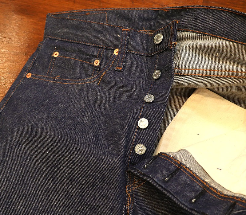 1980s DEAD STOCK , Levis 501 SINGLE x CHAIN , Size W32 L38