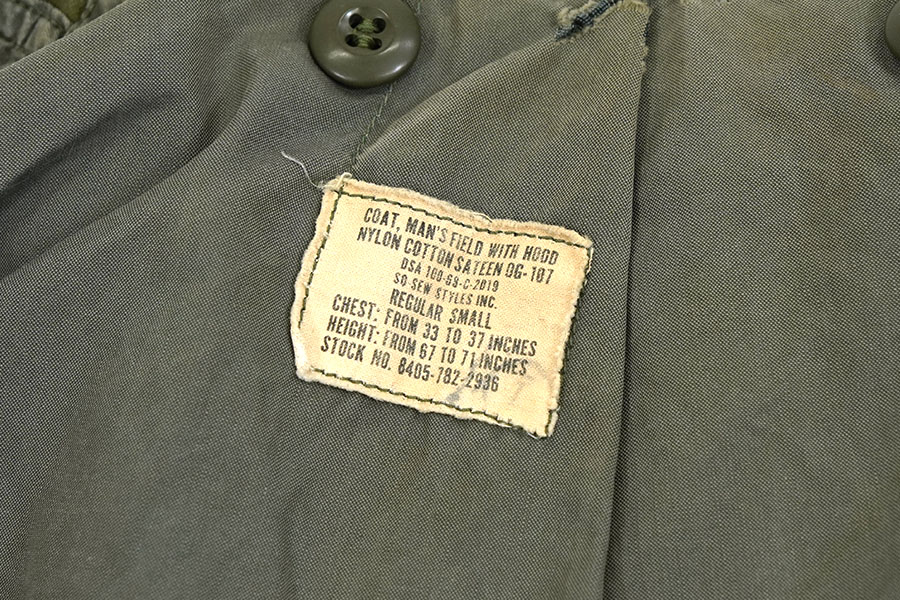 68's U.S.ARMY M-65 フィールドジャケット グレーライナー アルミ