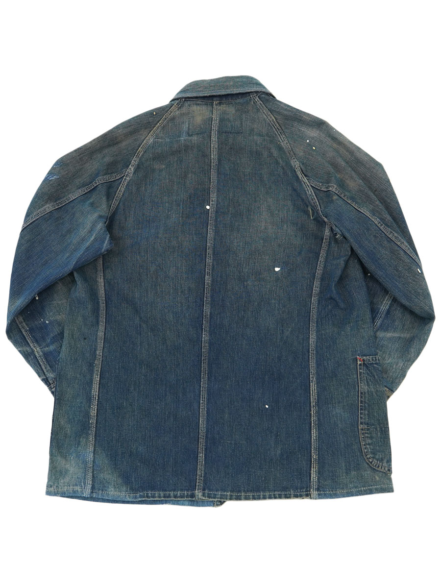 40's SUPER PAY-DAY ダブル襟 デニムカバーオール 実寸(44位