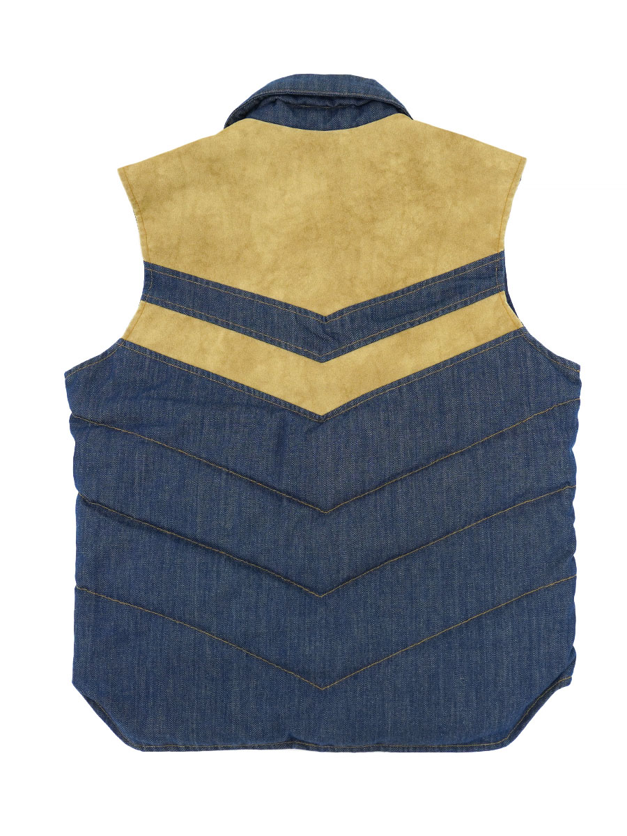 70s Ski LEVI’S ダウンベスト デニム 70's SKI LEVI'S デニム×スエード ダウンベスト 表記(M