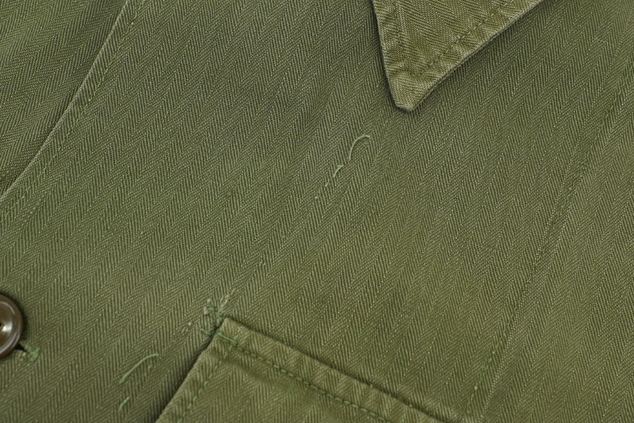 40's U.S.ARMY M-43 HBTジャケット 実寸(40位)