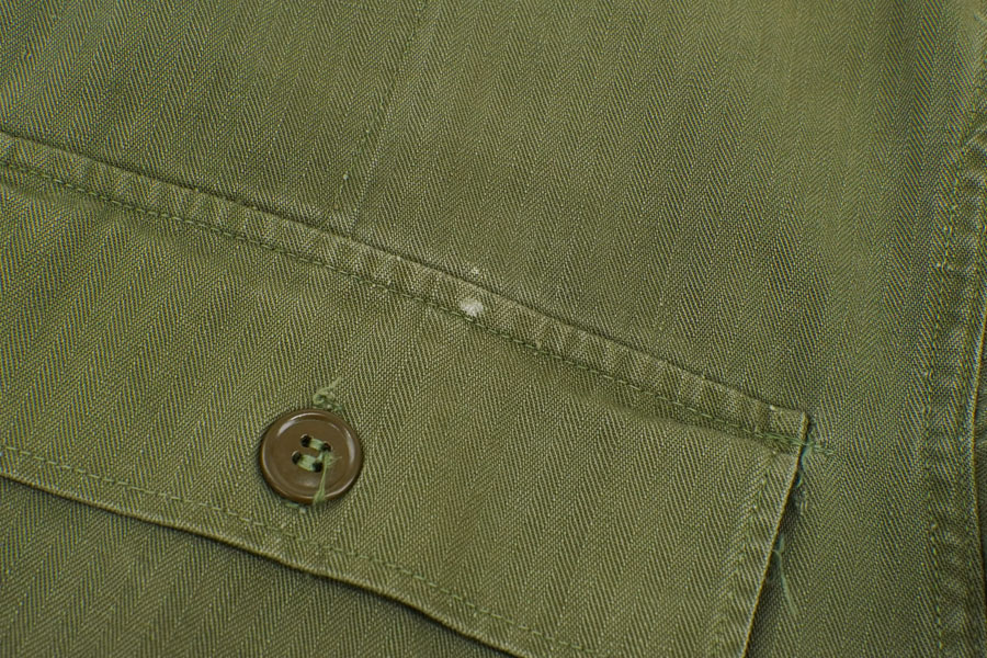 40's U.S.ARMY M-43 HBTジャケット 実寸(40位)