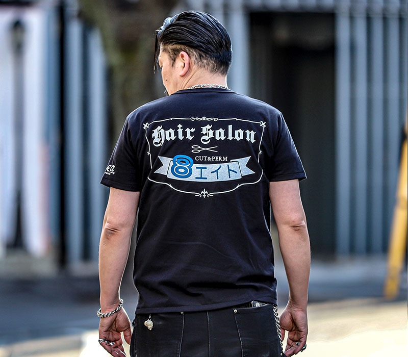 8(エイト) 50th Anniversary , 8 x FAKEα T , BLACK , Size M