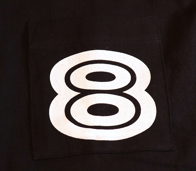 ８(エイト) 50th Anniversary , ８ x FAKEα T , BLACK , Size M