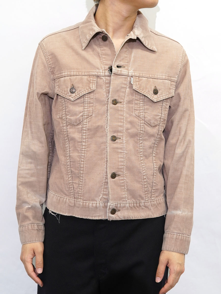 70's Levi's 70505 コーデュロイジャケット ピンクベージュ 表記(40