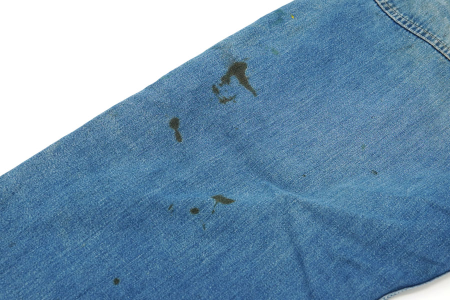 60'S～ DENIM PAINTER PANTS (APPROX.W35 L29)